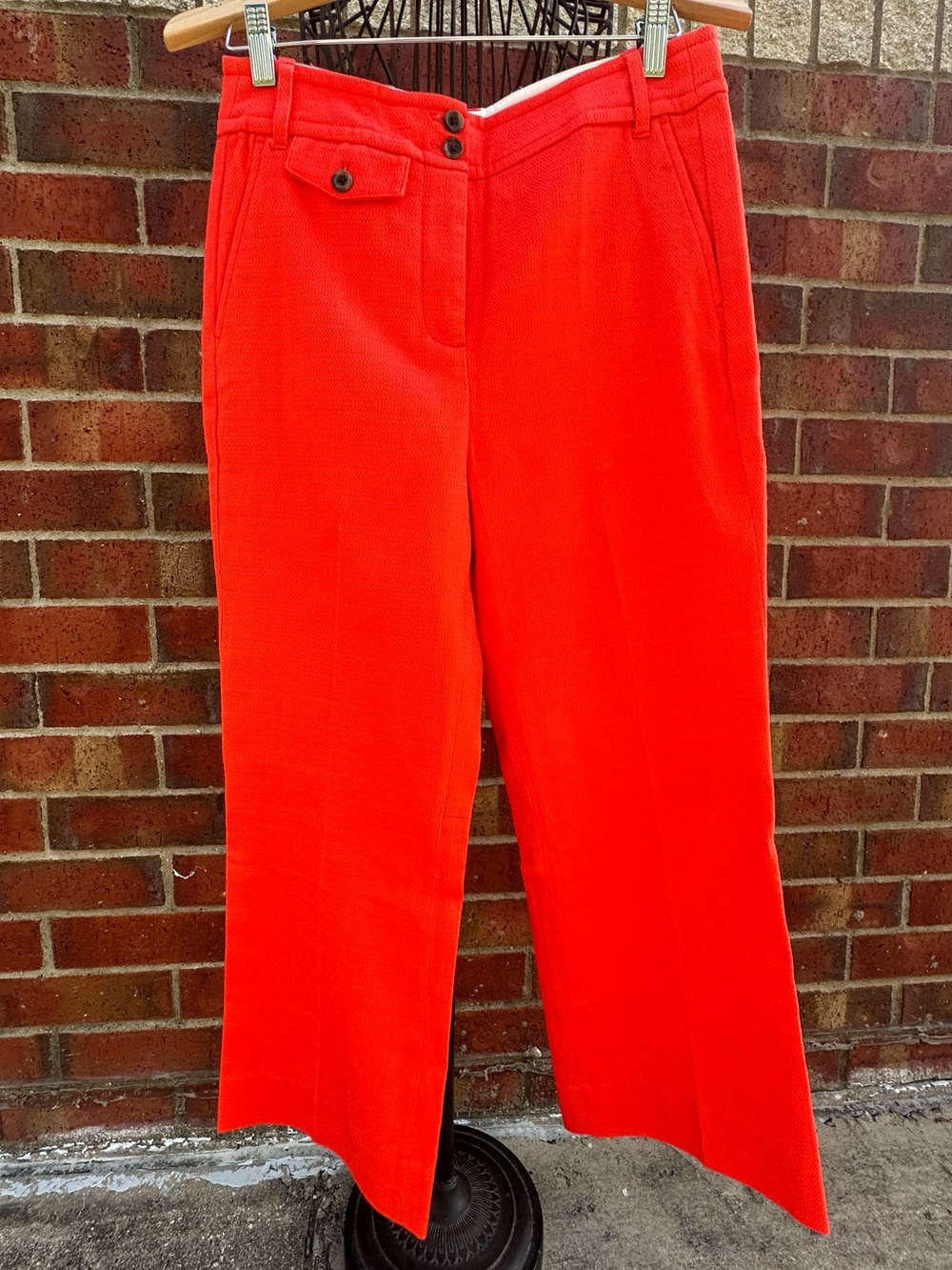 J. Crew Wide-Leg Pants High Rise Casual Crop Trouser Preppy Academia Casial - Picture 3 of 11